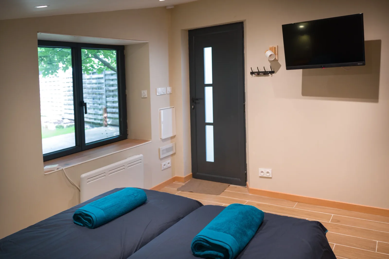 Chambre du studio, vue d'ensemble